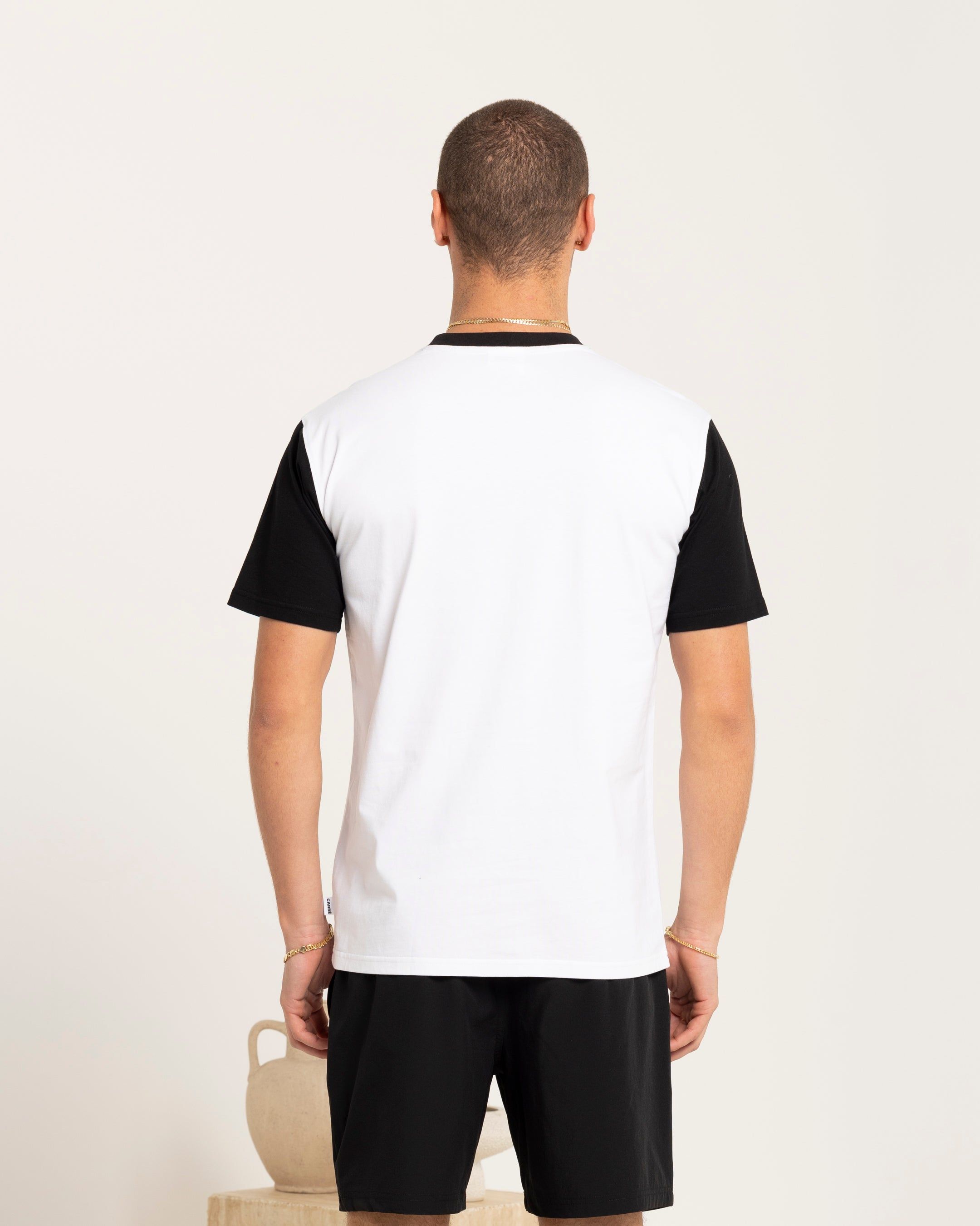 Carre Script Two Tone T-Shirt White/Black sold by Culture Kings product image thumbnail 4