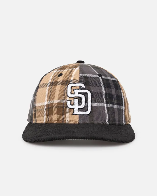 New Era San Diego Padres 'Multi Panel Plaid' 9FIFTY High Crown Strapback Plaid made by New Era