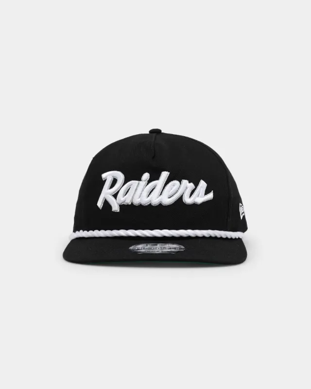 New Era Las Vegas Raiders 'Throwback Raiders' Golfer Snapback Black sold by Culture Kings