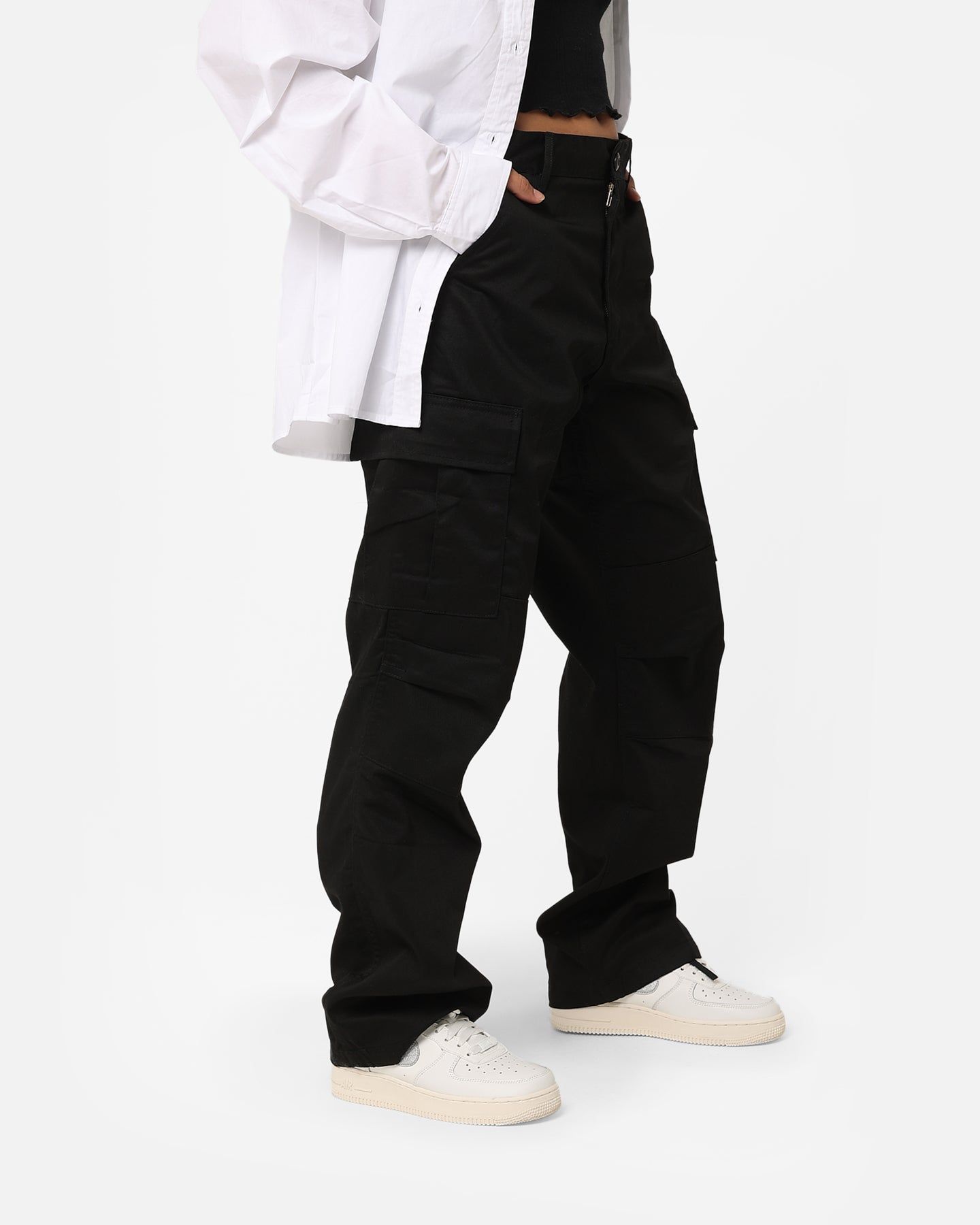 Rothco Women's Relaxed Fit Cargo Pants Black sold by Culture Kings product image thumbnail 5