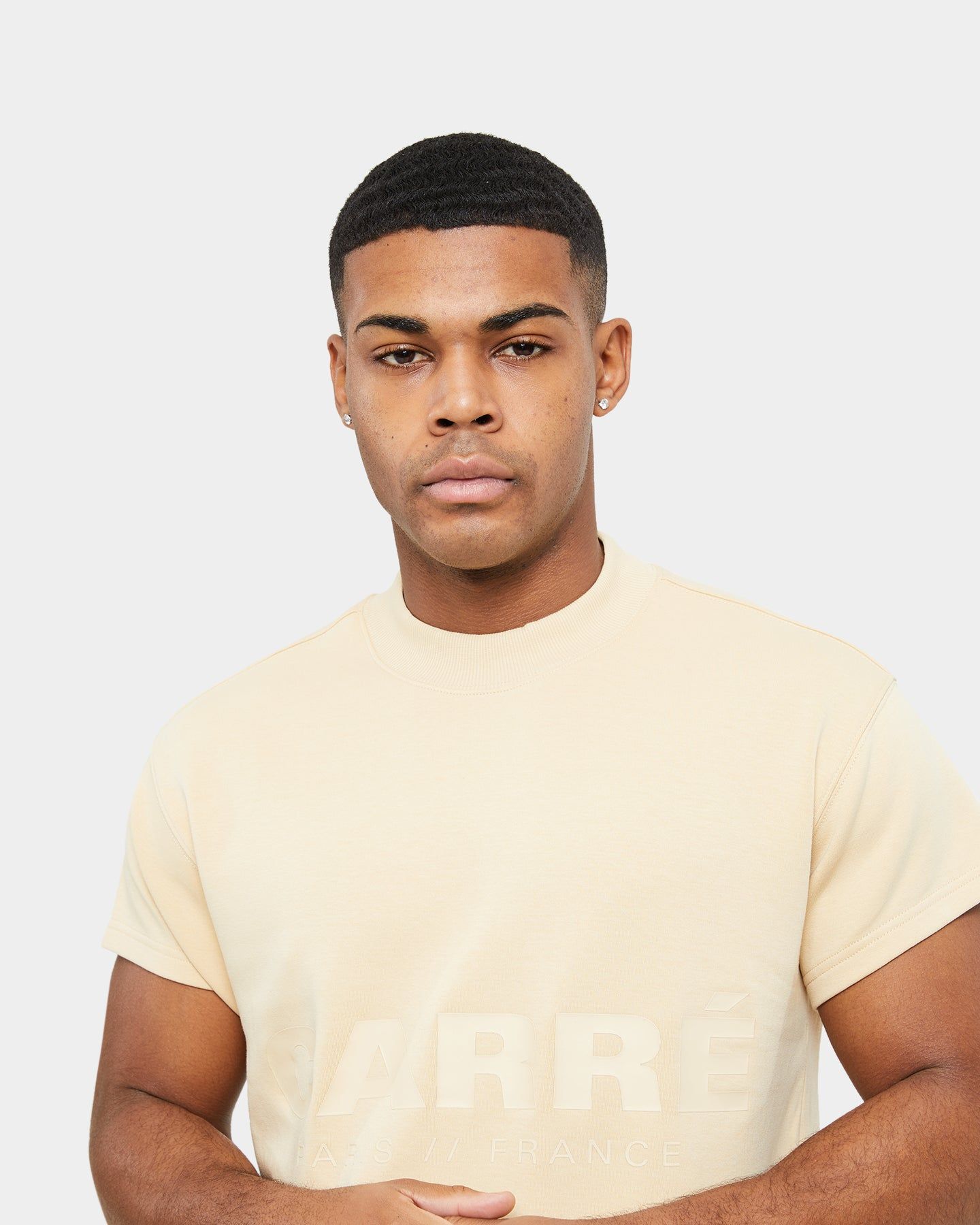 Carre Premium Motion Mockneck T-shirt Cappuccino/Grey sold by Culture Kings product image thumbnail 9