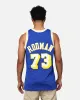 Mitchell & Ness Los Angeles Lakers Dennis Rodman 1998-99 College Twist Swing Jersey Blue/Yellow sold by Culture Kings