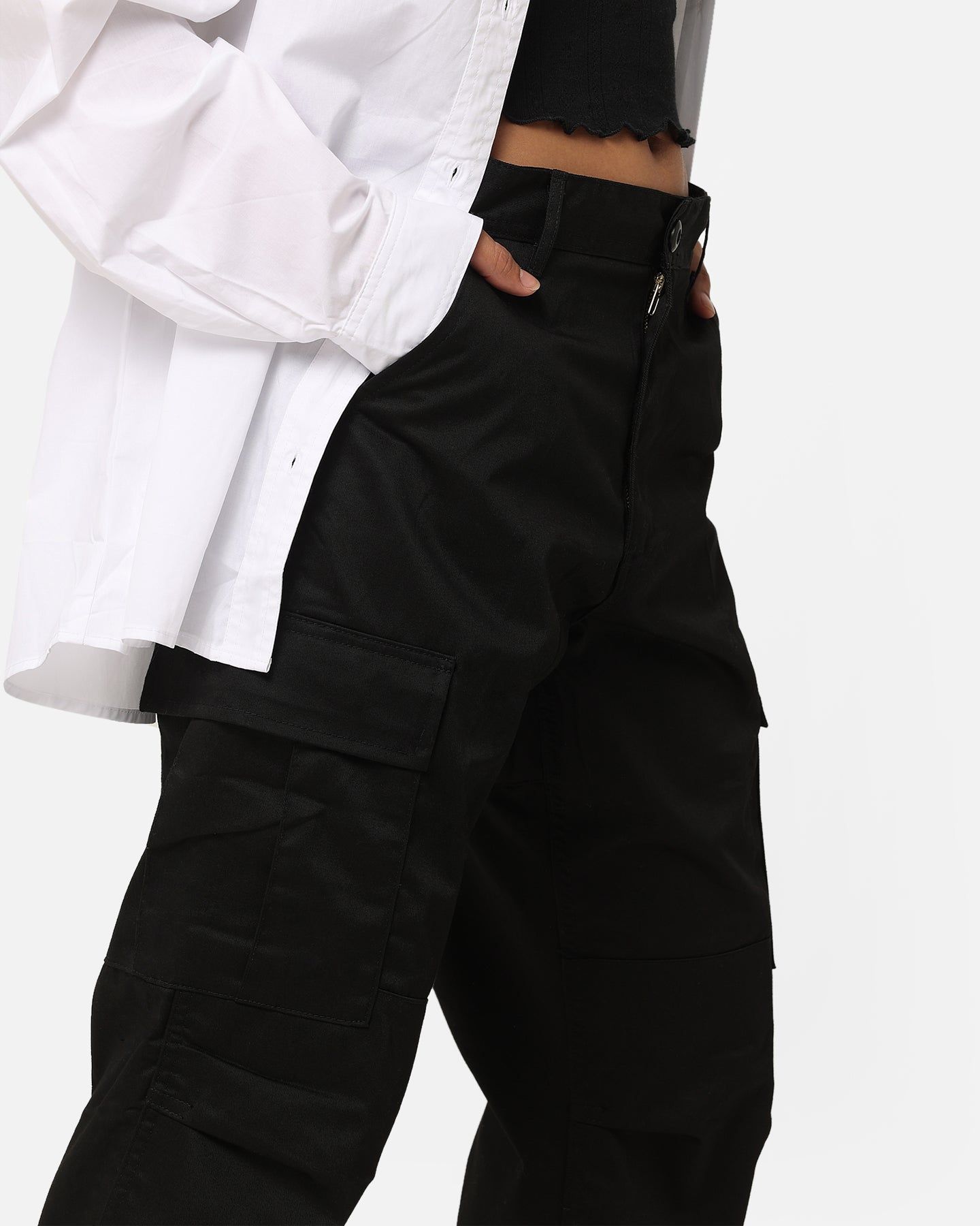 Rothco Women's Relaxed Fit Cargo Pants Black sold by Culture Kings product image thumbnail 3