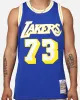 Mitchell & Ness Los Angeles Lakers Dennis Rodman 1998-99 College Twist Swing Jersey Blue/Yellow sold by Culture Kings