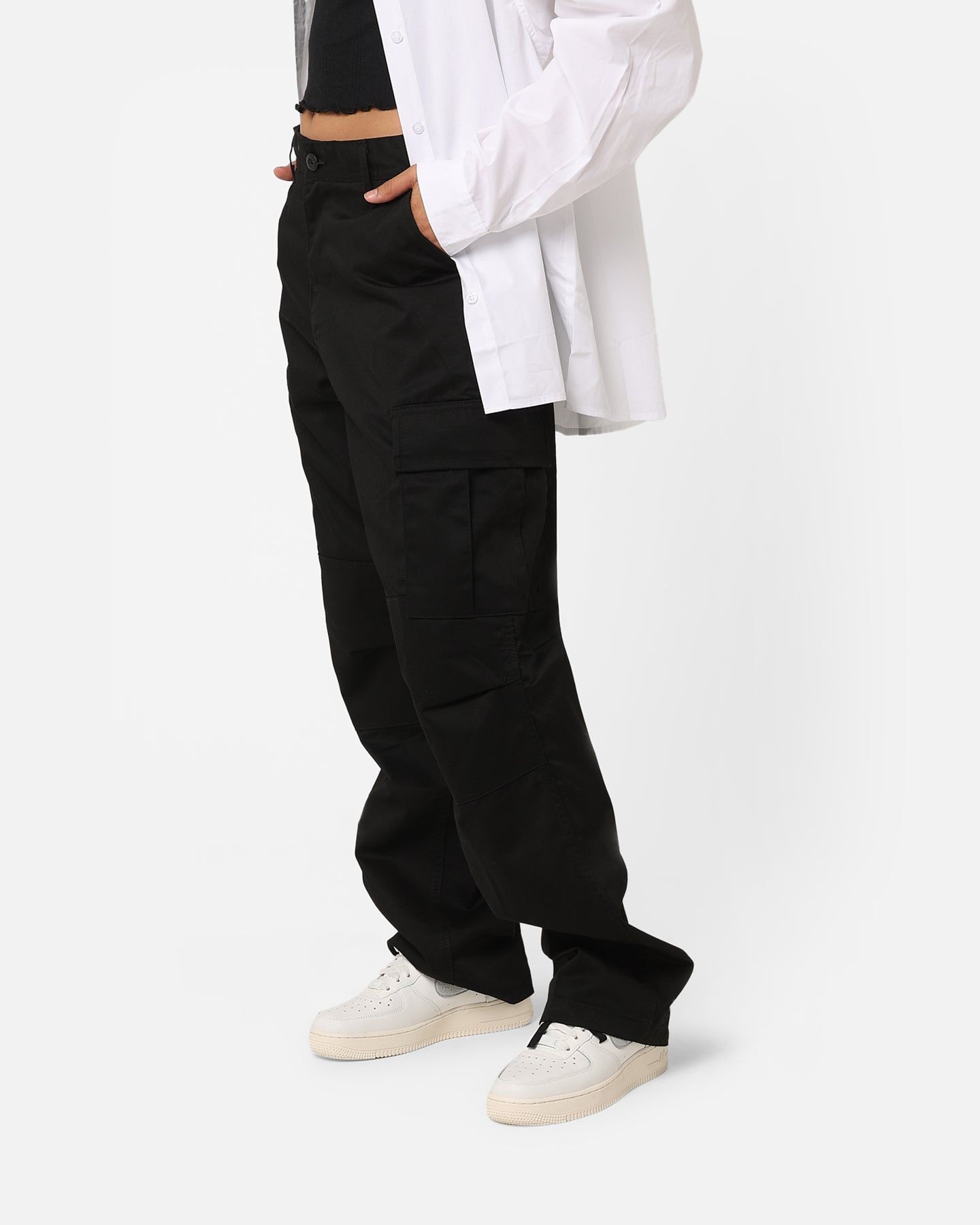 Rothco Women's Relaxed Fit Cargo Pants Black sold by Culture Kings product image thumbnail 6