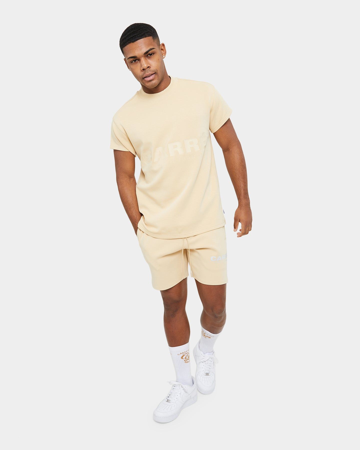 Carre Premium Motion Mockneck T-shirt Cappuccino/Grey sold by Culture Kings product image thumbnail 10