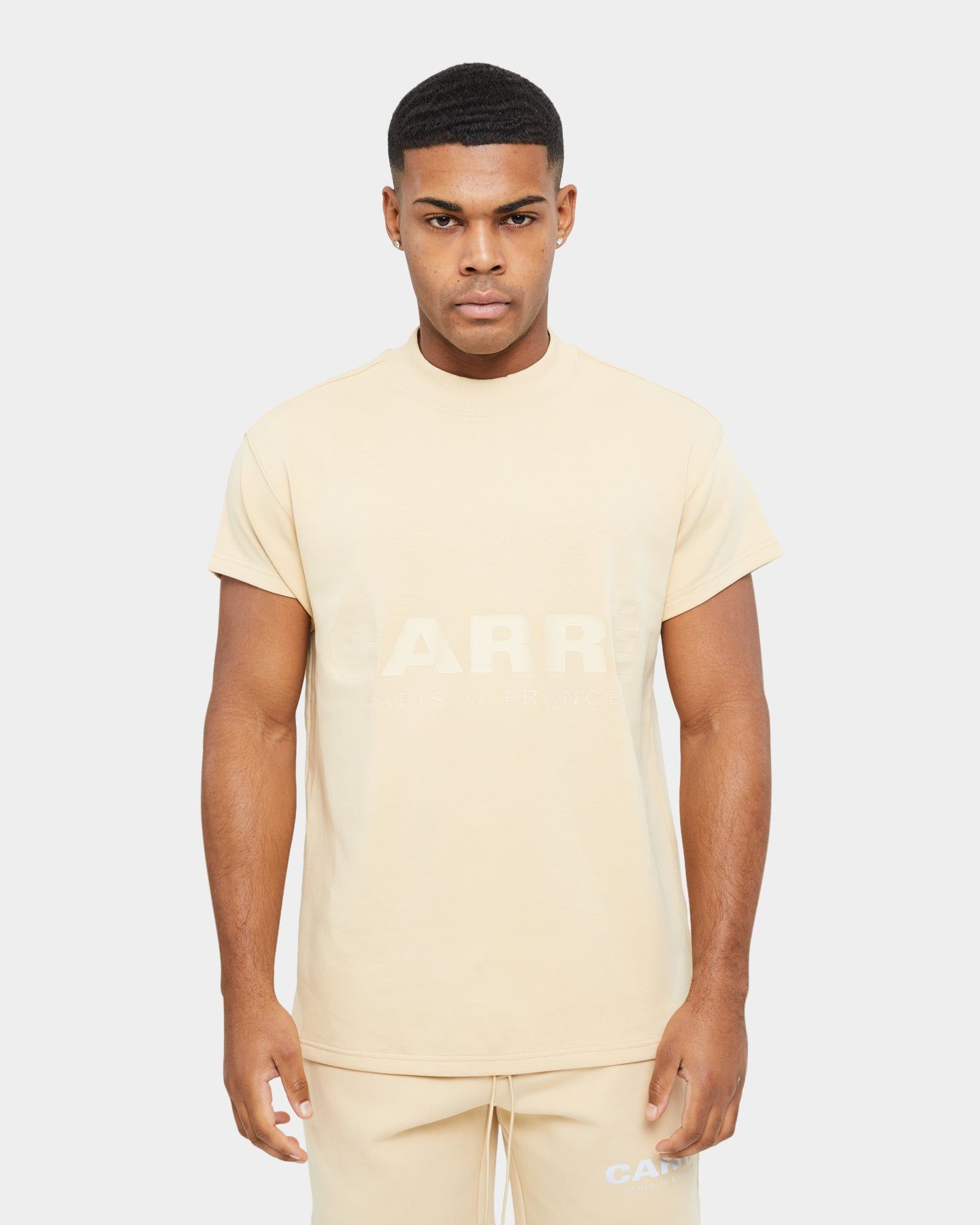 Carre Premium Motion Mockneck T-shirt Cappuccino/Grey sold by Culture Kings product image thumbnail 5