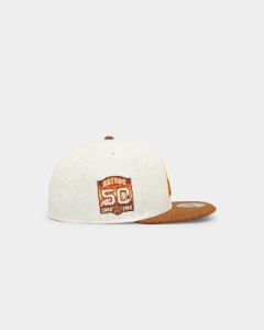 New Era Houston Astros 'Toasted Peanut' 59FIFTY Fitted Chrome sold by Culture Kings