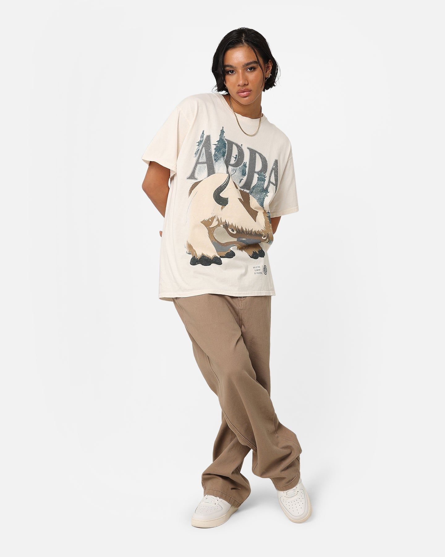 Goat Crew X Avatar: The Last Airbender Appa Vintage T-Shirt Off White sold by Culture Kings product image thumbnail 4