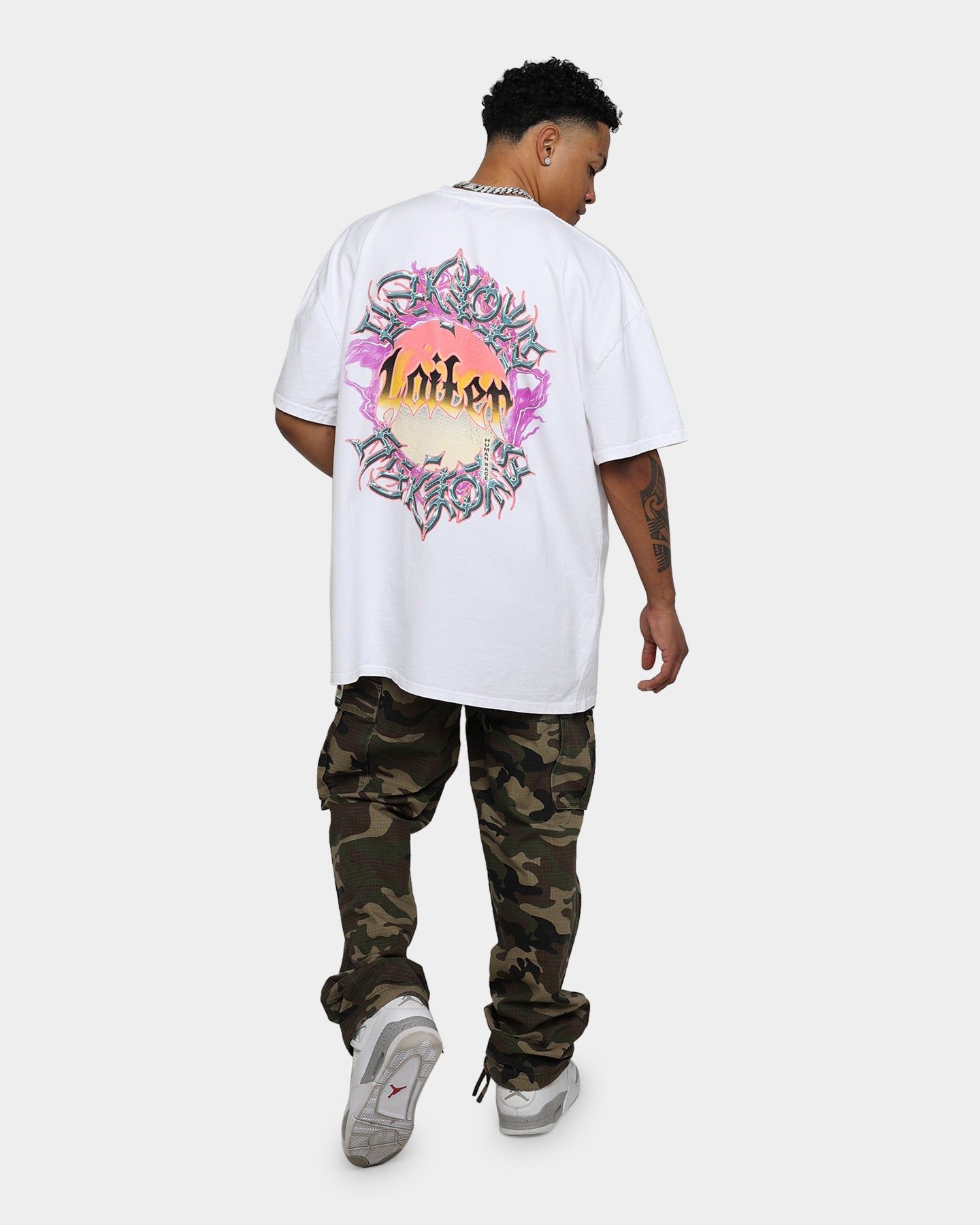 Loiter Ethereal Vintage T-Shirt White sold by Culture Kings product image thumbnail 3