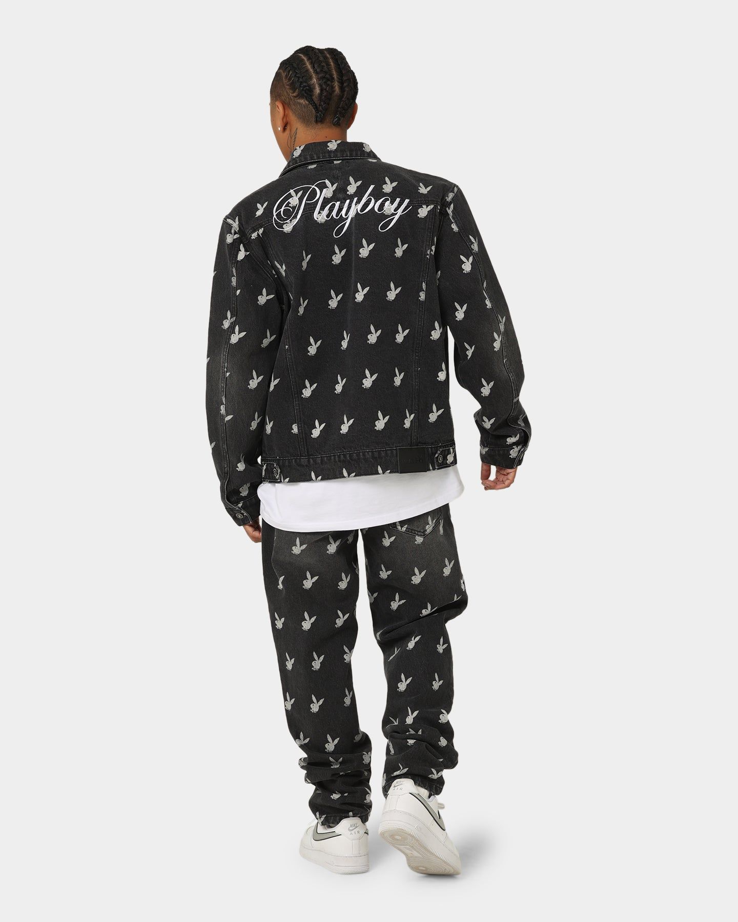 Playboy By CK Players Denim Jacket Black sold by Culture Kings product image thumbnail 3