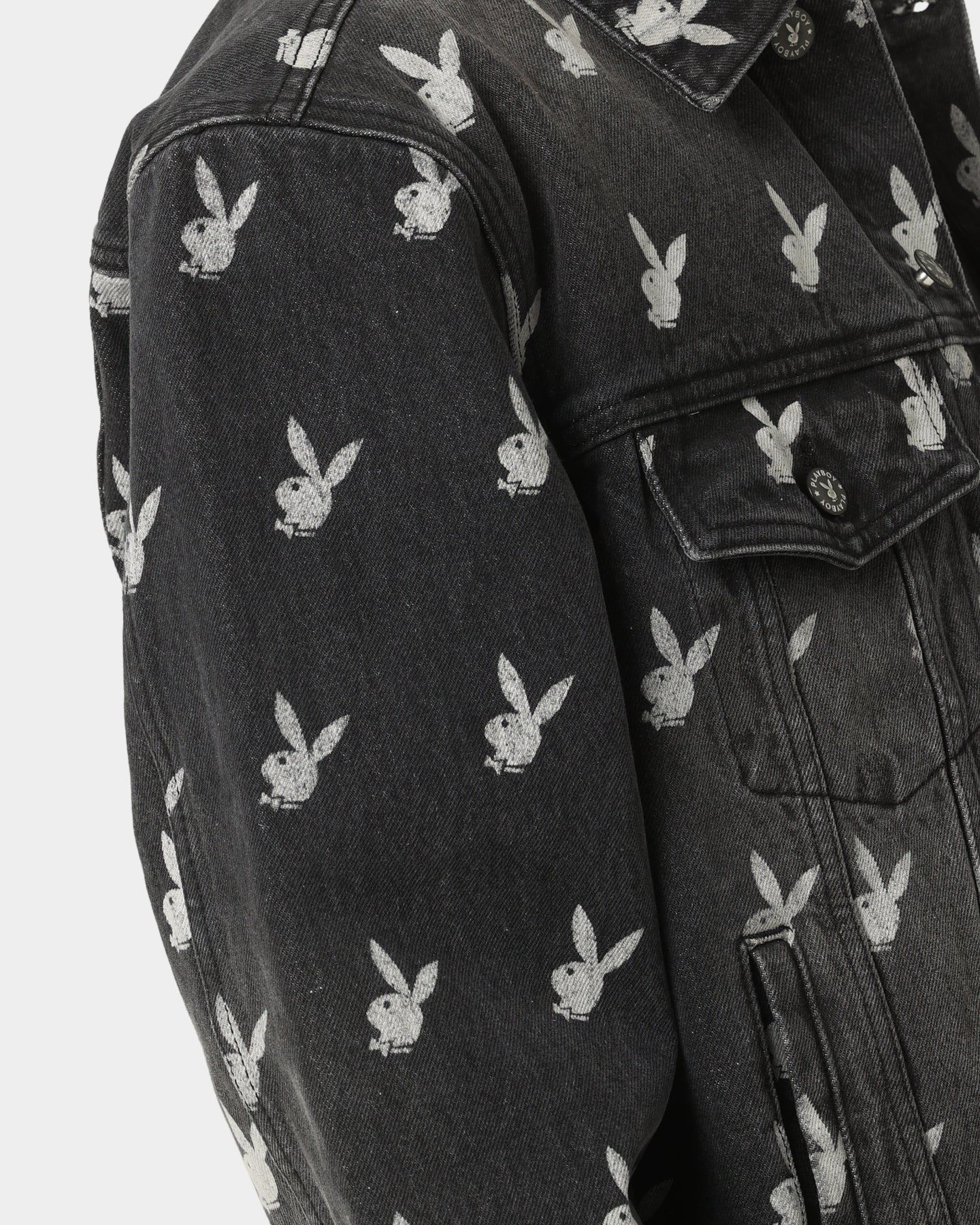 Playboy By CK Players Denim Jacket Black sold by Culture Kings product image thumbnail 9