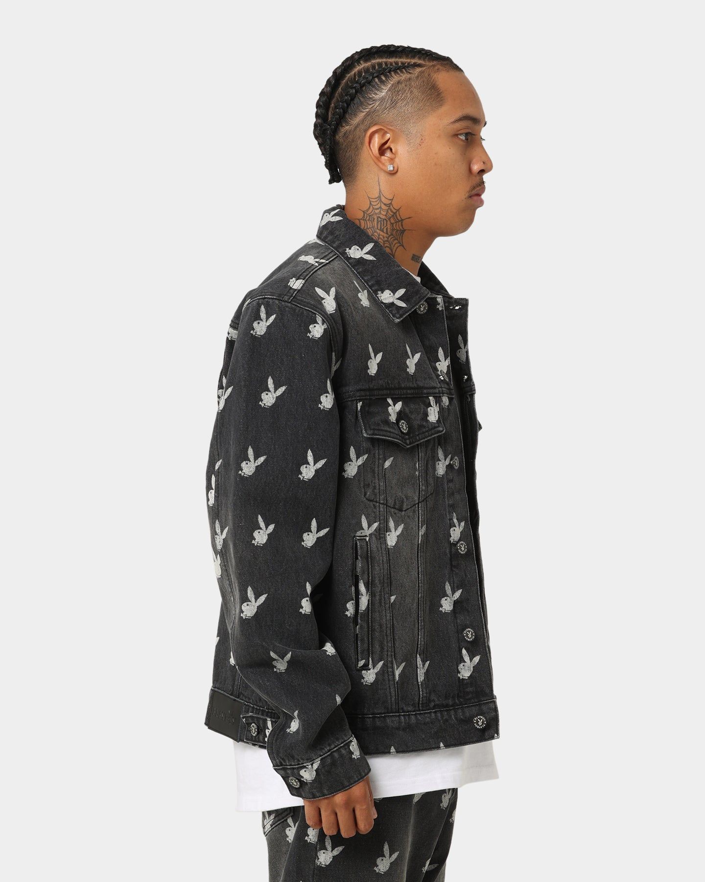 Playboy By CK Players Denim Jacket Black sold by Culture Kings product image thumbnail 6