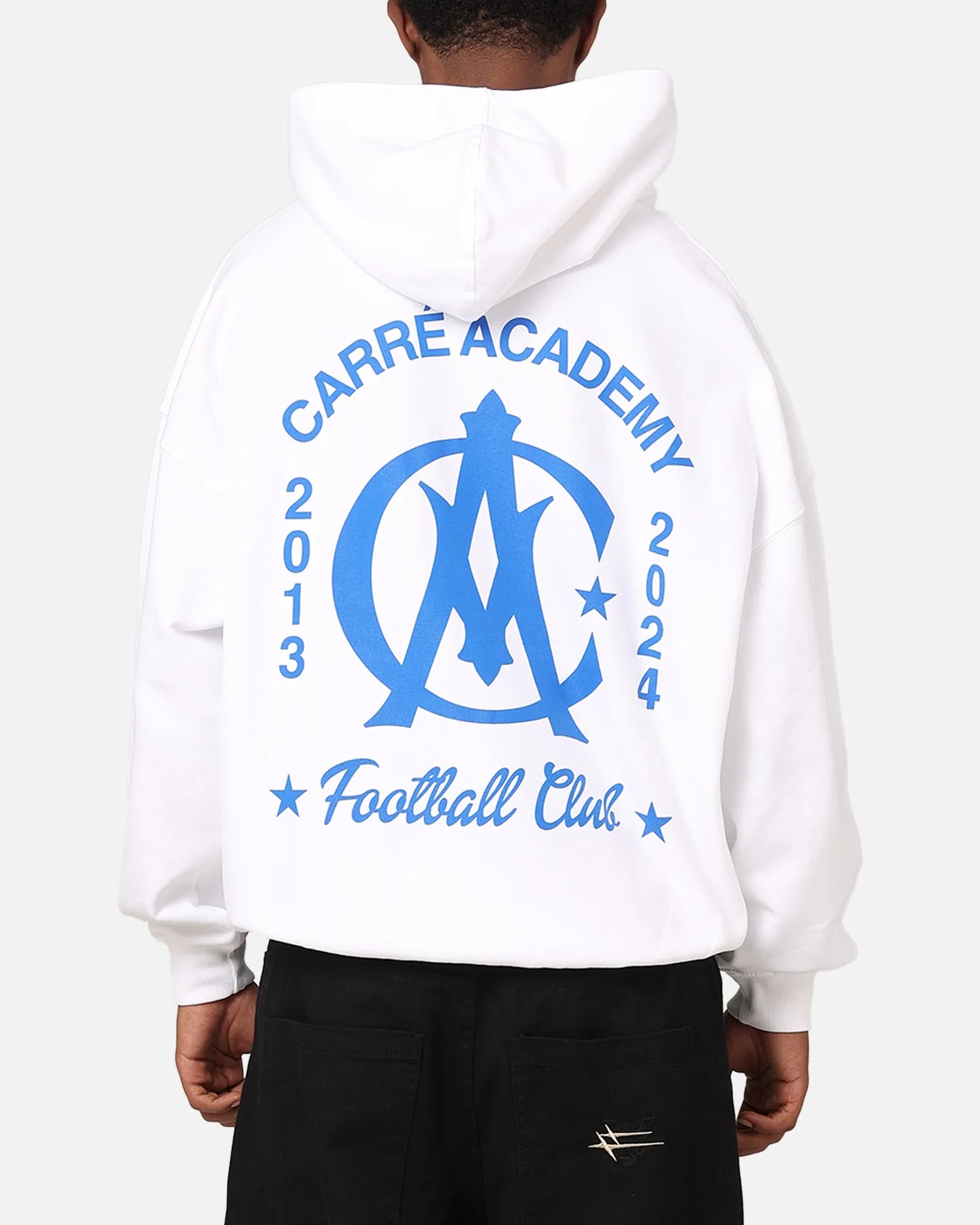 Carre Academy Chest Hoodie White sold by Culture Kings