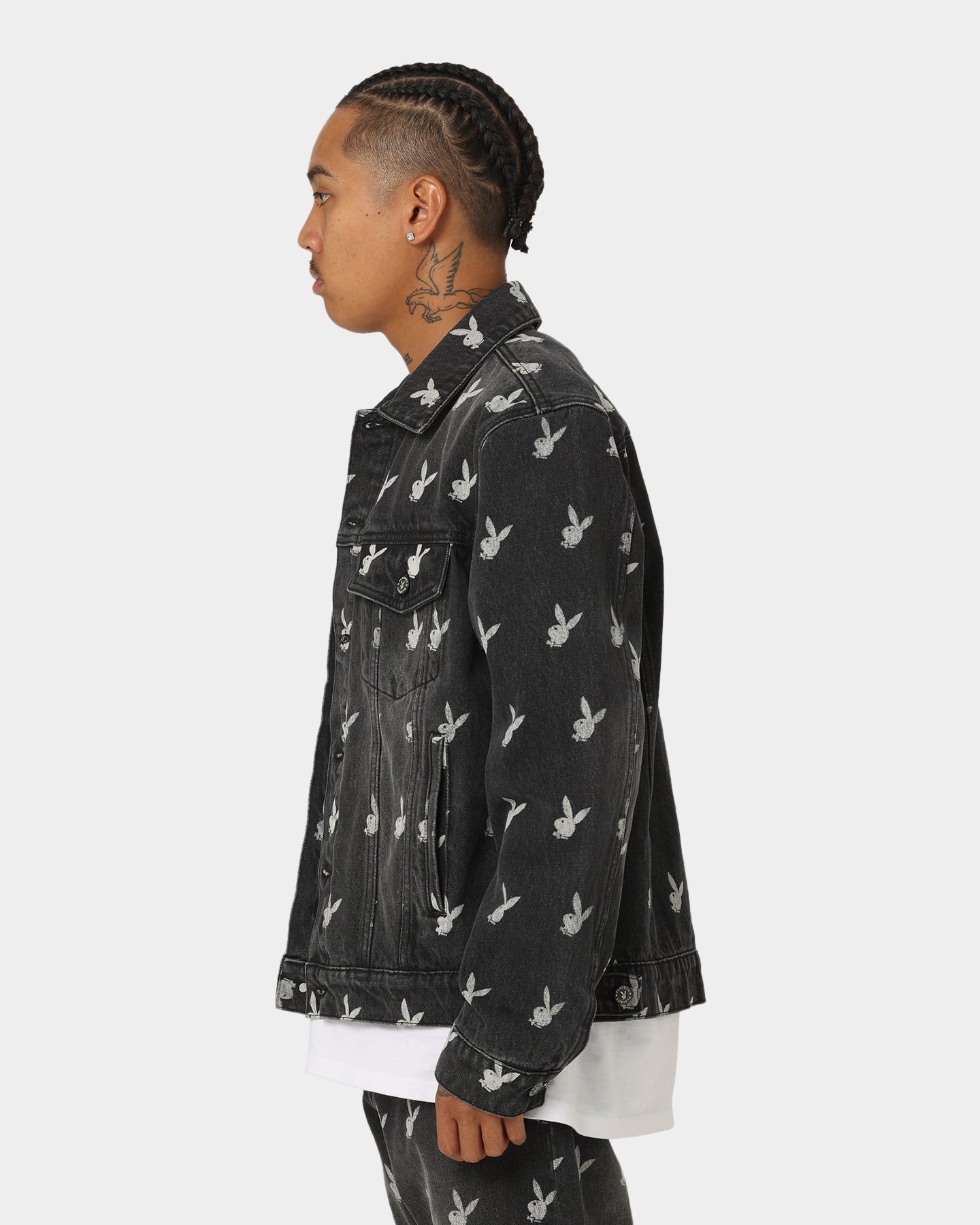 Playboy By CK Players Denim Jacket Black sold by Culture Kings product image thumbnail 7