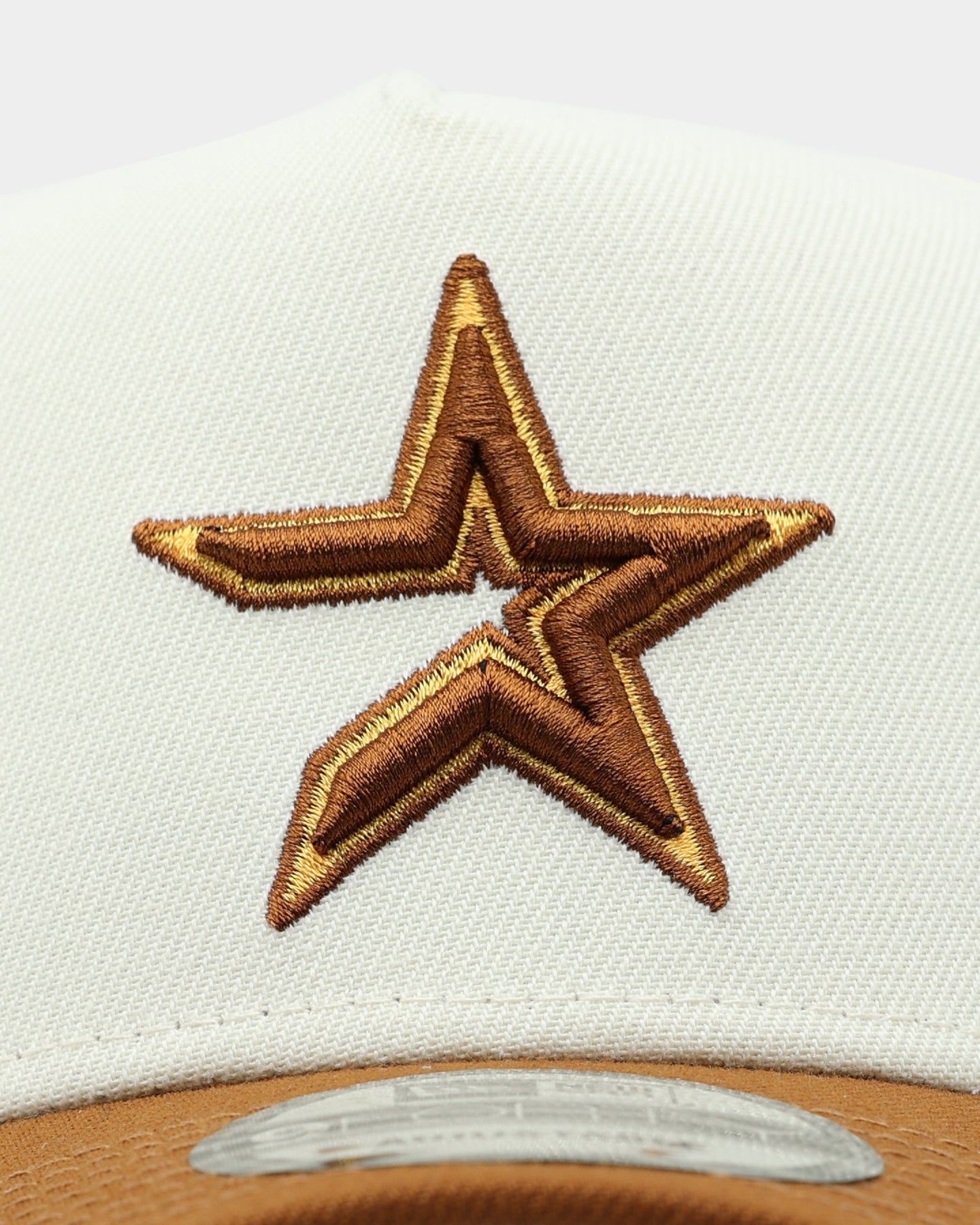 New Era Houston Astros 'Toasted Peanut' 2-Tone 9FORTY A-Frame Snapback White sold by Culture Kings product image thumbnail 5