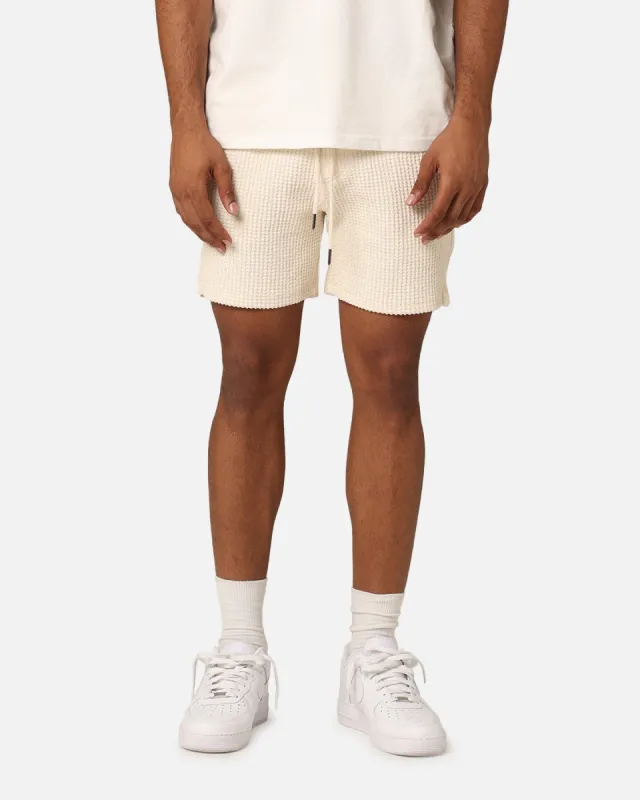 XXIII Ozzy Waffle Shorts Cream sold by Culture Kings
