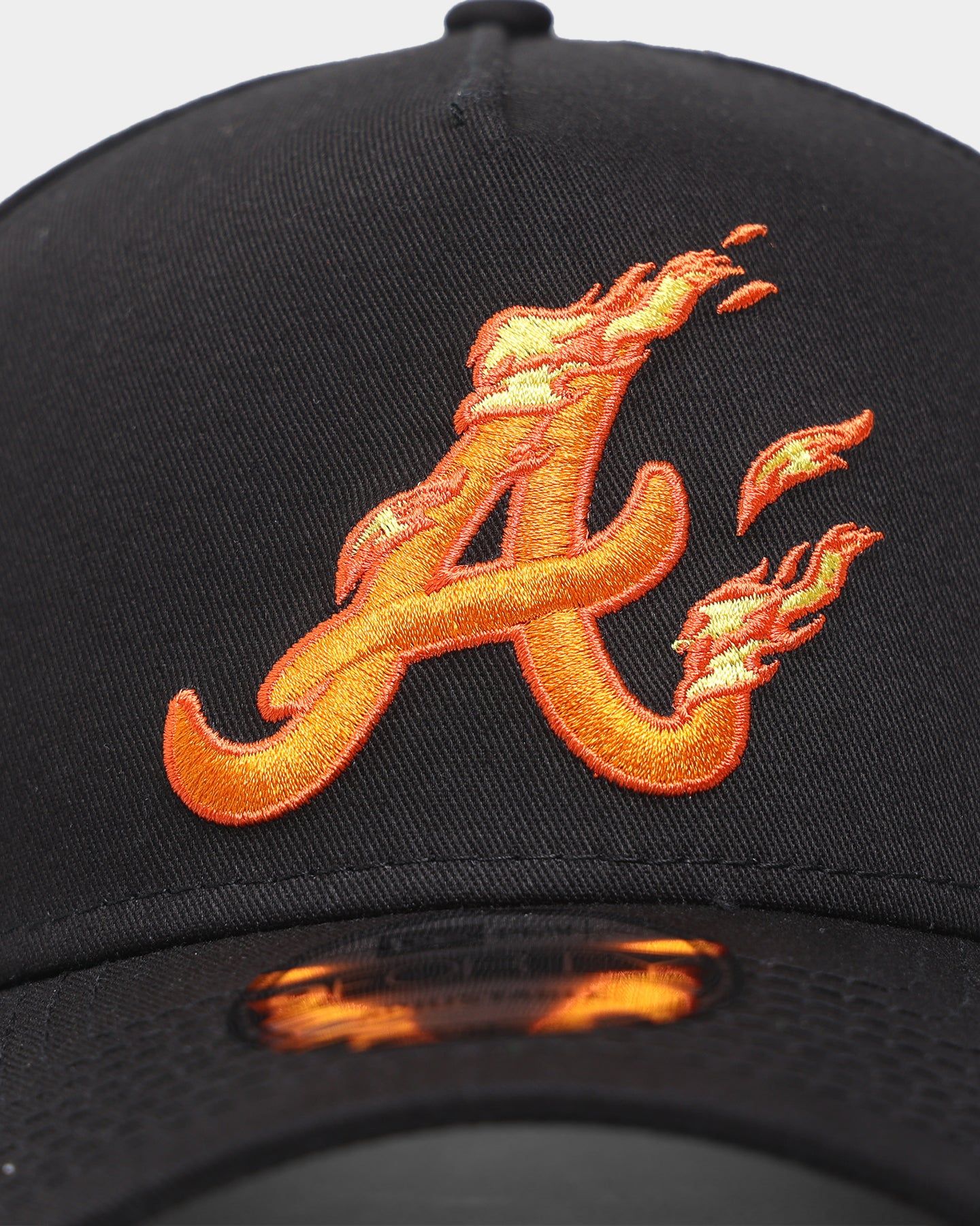 New Era Atlanta Braves 'Flamin' Hot' 9FORTY A-Frame Snapback Black/Flame sold by Culture Kings product image thumbnail 5