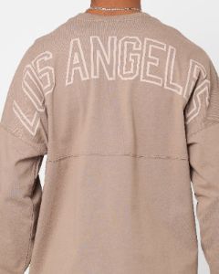 Majestic Athletic Los Angeles Dodgers Tonal Stark Long Sleeve T-Shirt Desert Taupe sold by Culture Kings