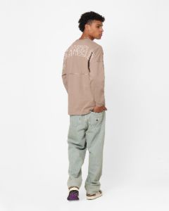 Majestic Athletic Los Angeles Dodgers Tonal Stark Long Sleeve T-Shirt Desert Taupe sold by Culture Kings