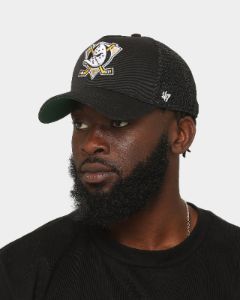 47 Brand Anaheim Ducks Heysen Mesh '47 MVP DT Trucker Snapback Black sold by Culture Kings