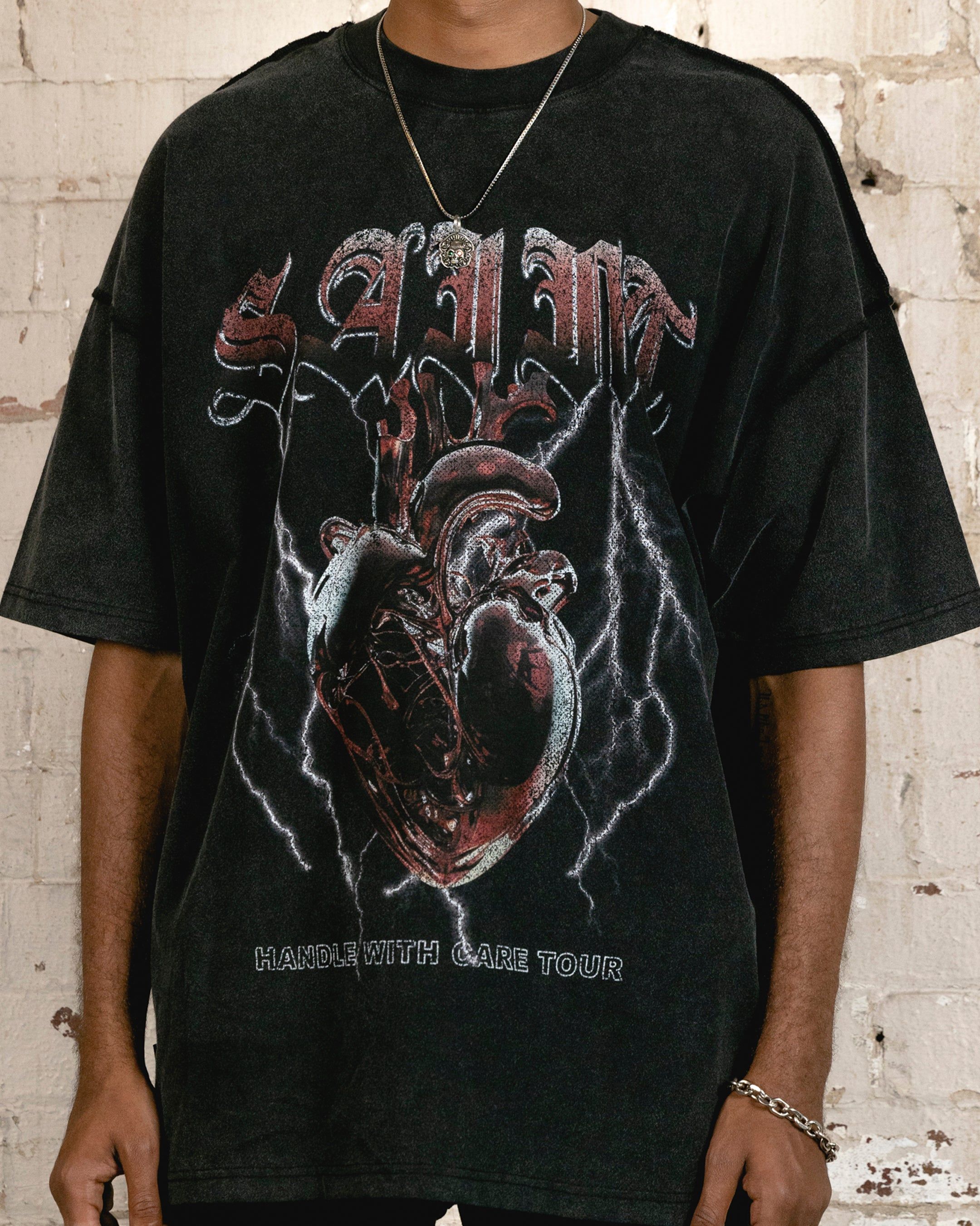 Saint Morta Handle With Care Tour T-Shirt Vintage Black sold by Culture Kings product image thumbnail 4