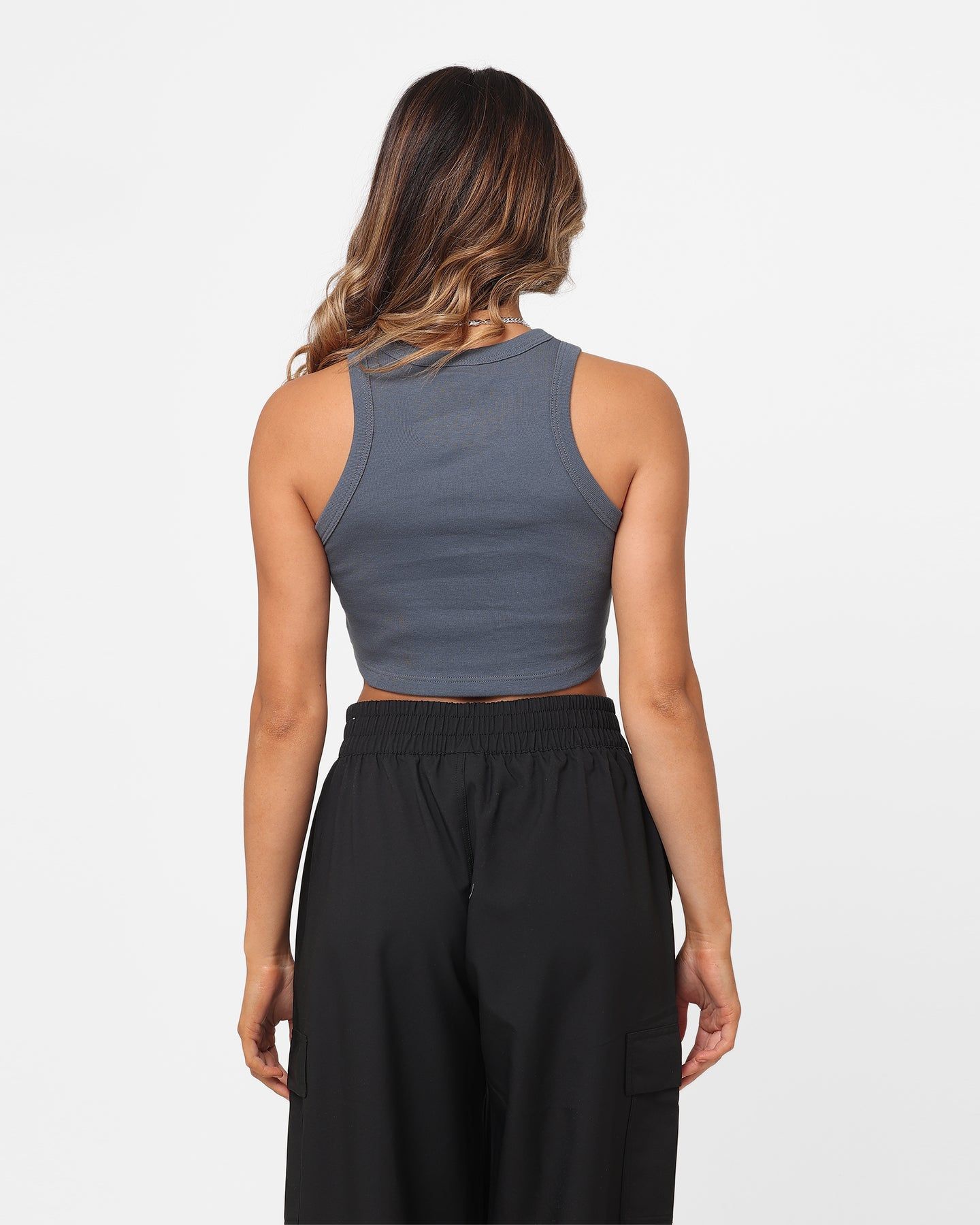 Champion Women's Heritage Cropped Rib Tank Top Smokey Eye sold by Culture Kings product image thumbnail 3