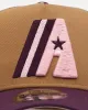 New Era Houston Astros 'Rustic Rose' 9FORTY A-Frame Trucker Snapback Wheat sold by Culture Kings