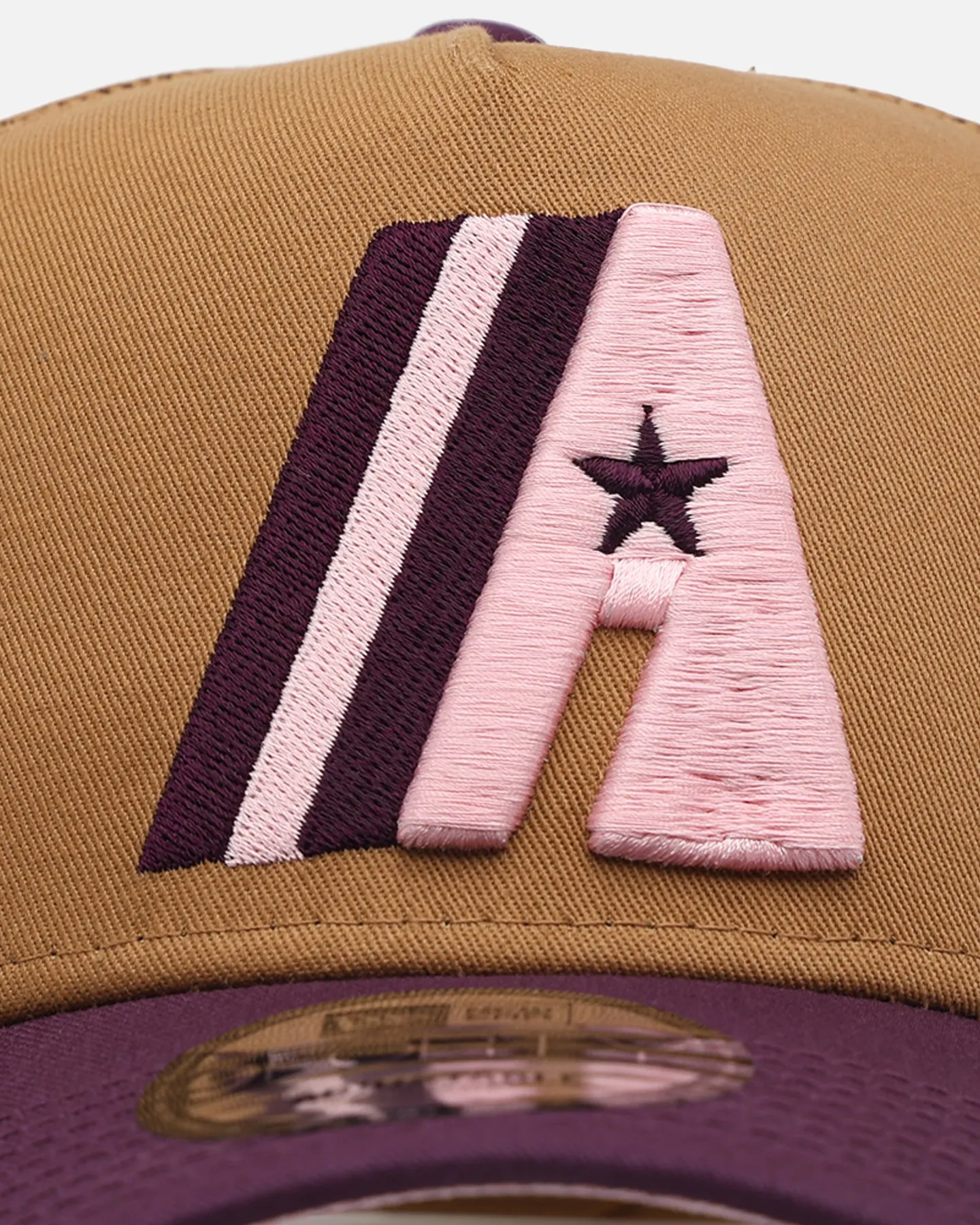 New Era Houston Astros 'Rustic Rose' 9FORTY A-Frame Trucker Snapback Wheat sold by Culture Kings product image thumbnail 5