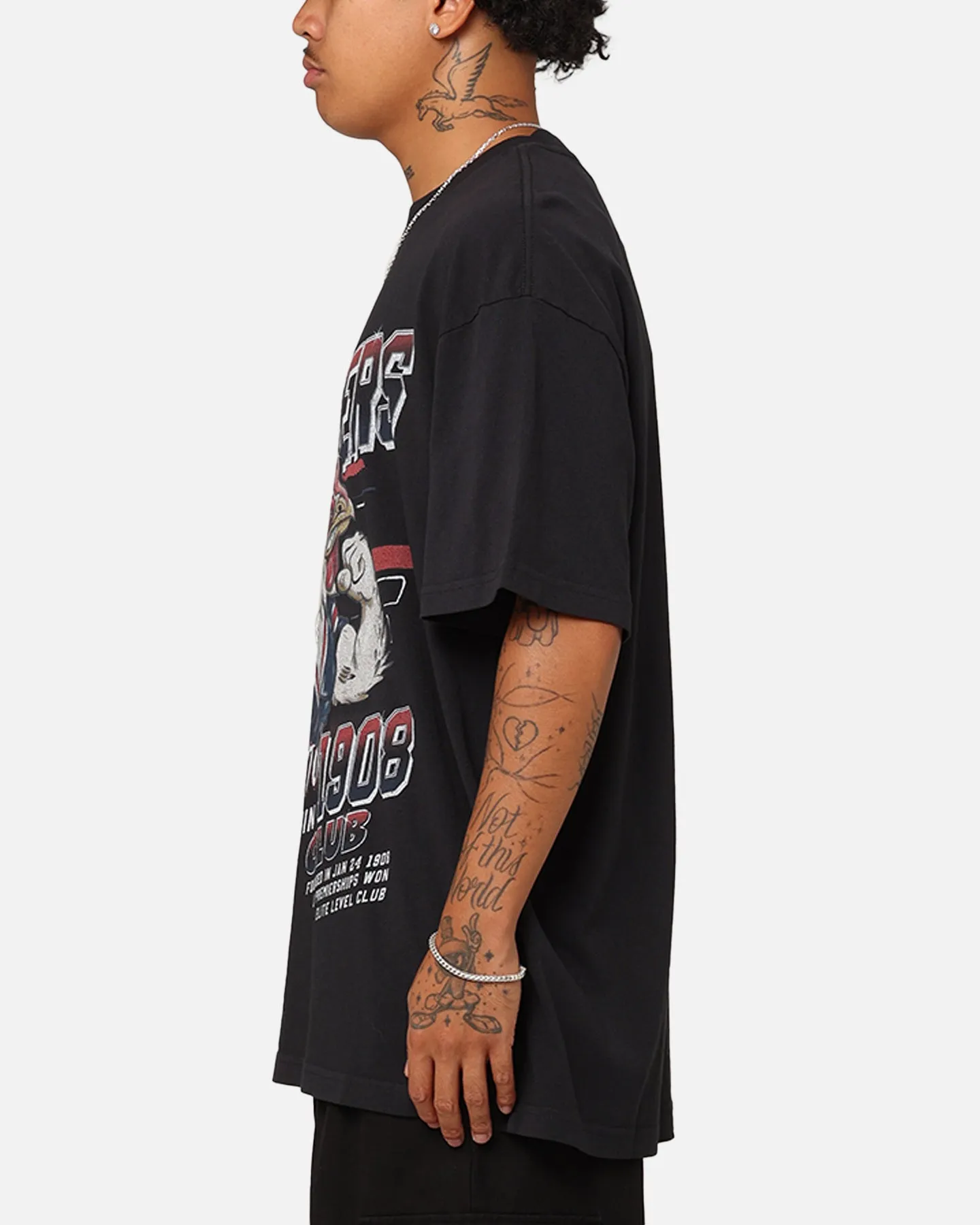 Mitchell & Ness Sydney Roosters Inaugural Season T-Shirt Faded Black sold by Culture Kings product image thumbnail 5