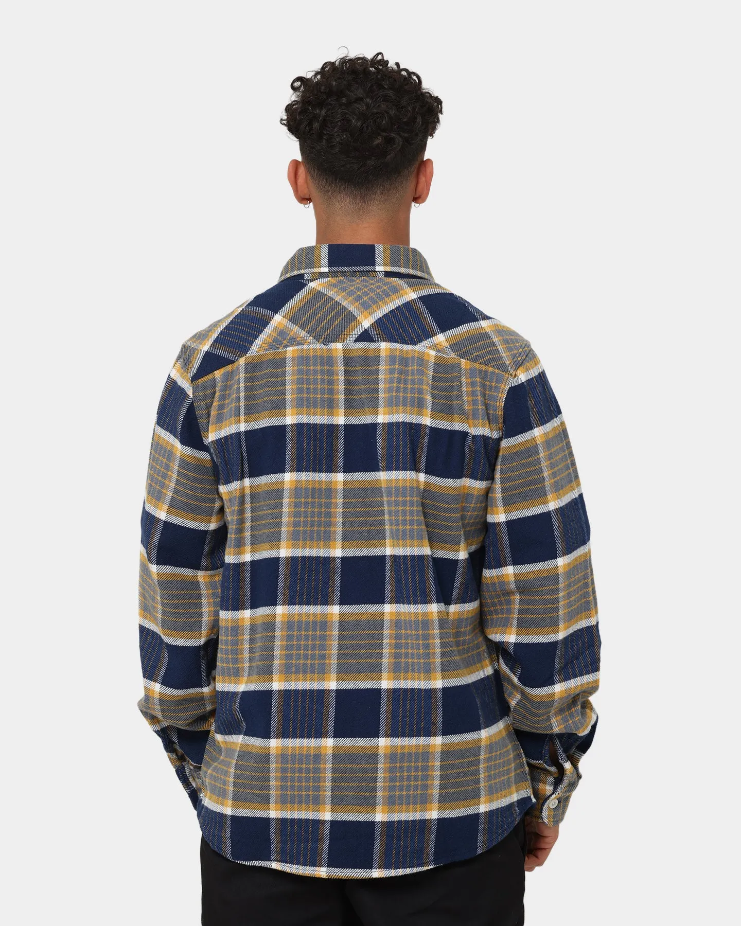 Brixton Bowery Flannel Jacket Moonlit Ocean sold by Culture Kings product image thumbnail 4