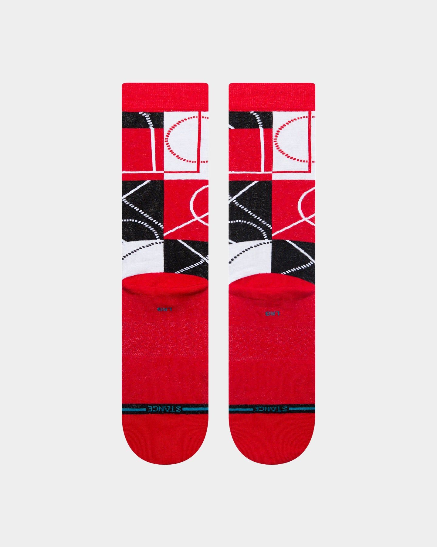Stance X NBA Chicago Bulls Zone Crew Socks Red sold by Culture Kings product image thumbnail 3