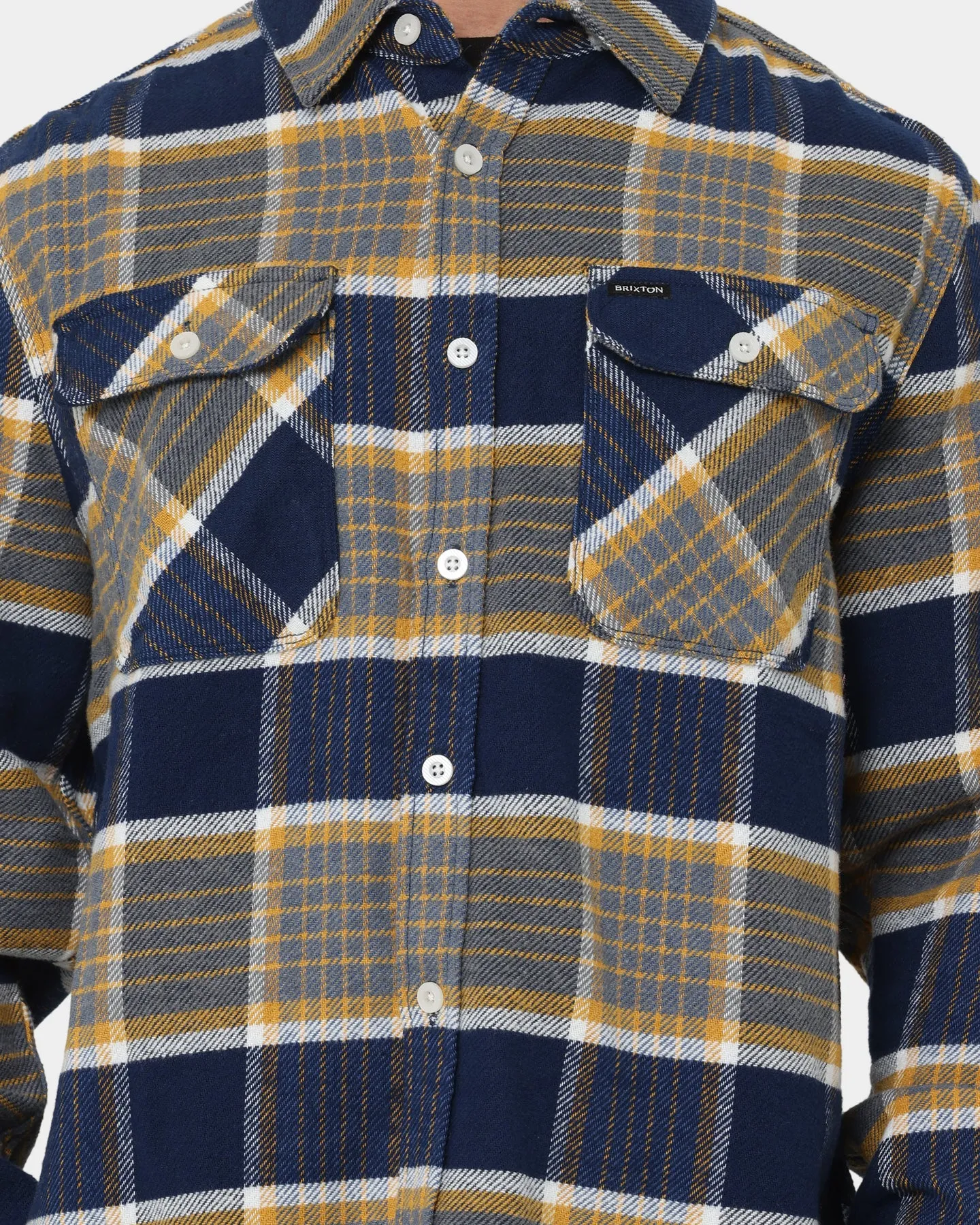Brixton Bowery Flannel Jacket Moonlit Ocean sold by Culture Kings product image thumbnail 3