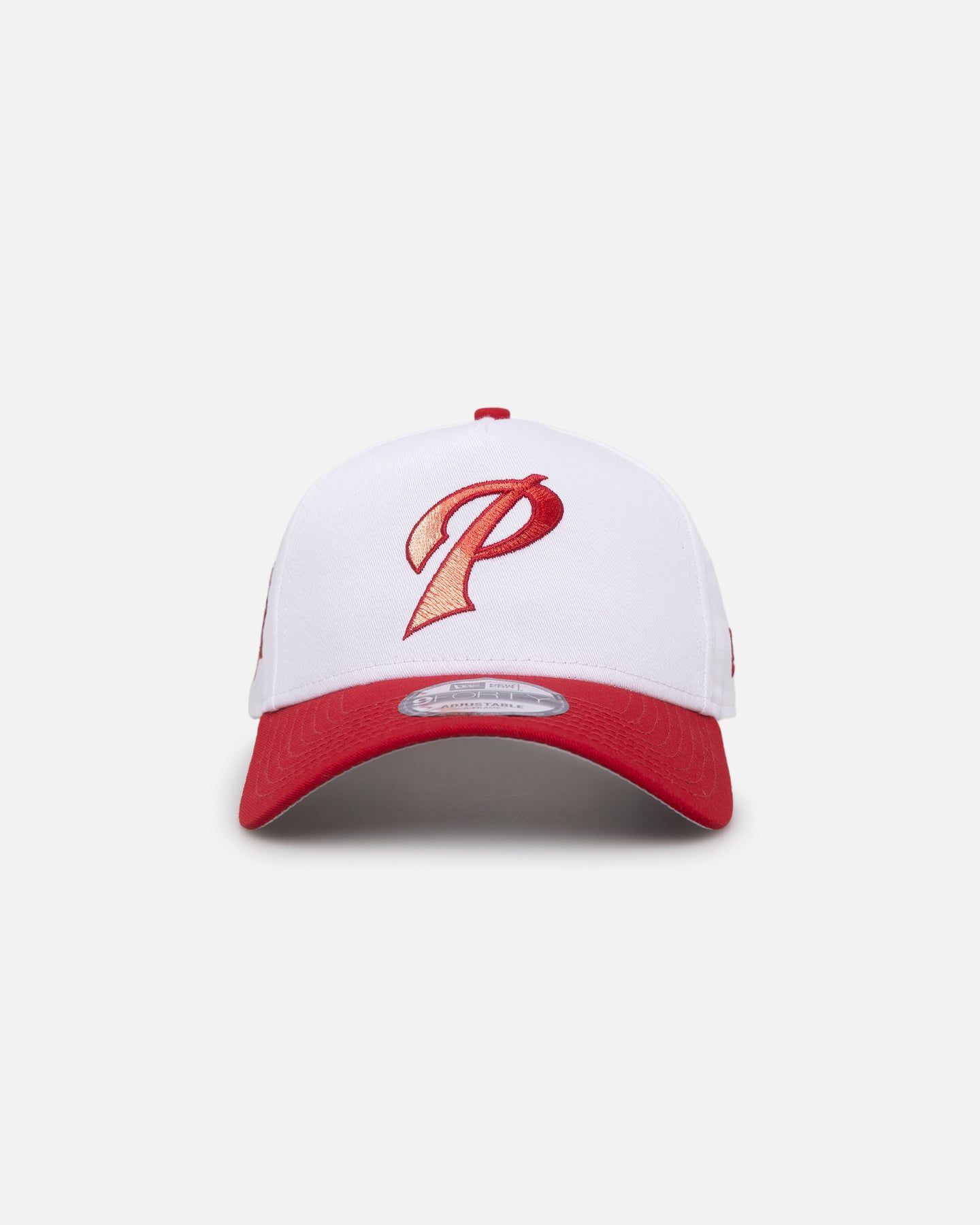 New Era San Diego Padres 'Satin Blaze' 9FORTY A-Frame Snapback White/Scarlet sold by Culture Kings