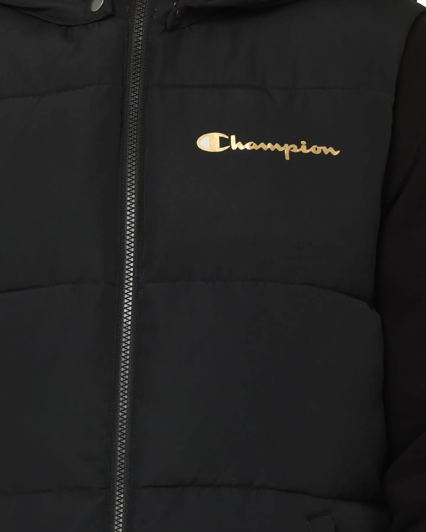 Champion Rochester Puffer Vest Black/Gold sold by Culture Kings product image thumbnail 3