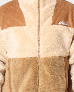 WNDRR Middleton Sherpa Jacket Tan/Mocca sold by Culture Kings