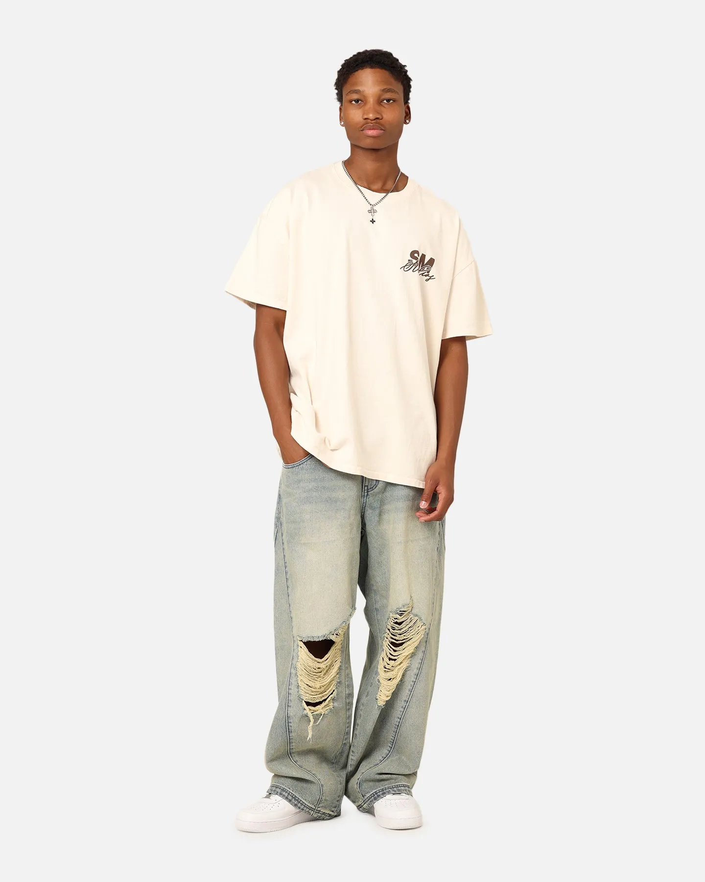 Saint Morta Saint Studios T-Shirt Off White sold by Culture Kings product image thumbnail 4