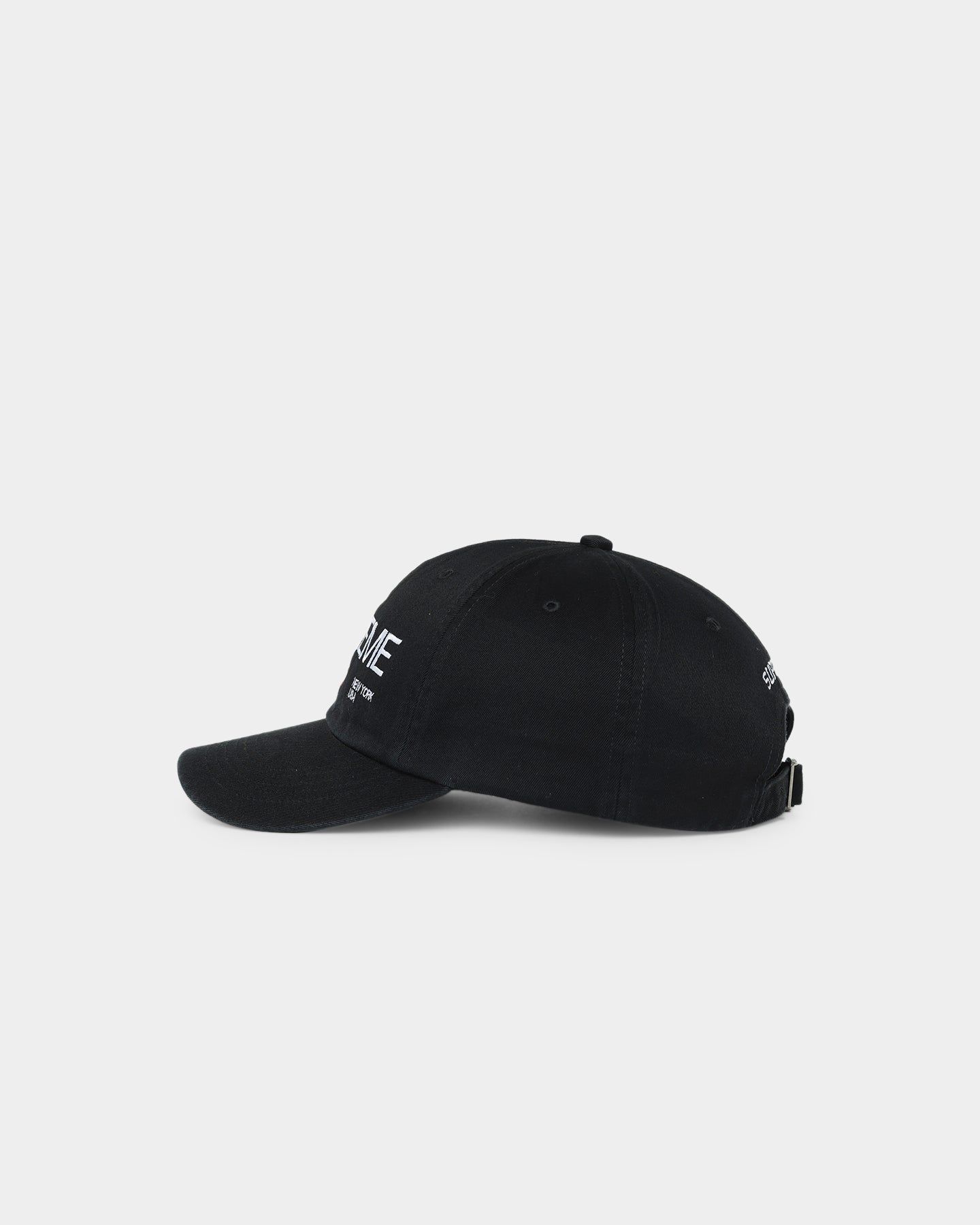 Supreme EST. 1994 6 Panel Strapback Black sold by Culture Kings product image thumbnail 4