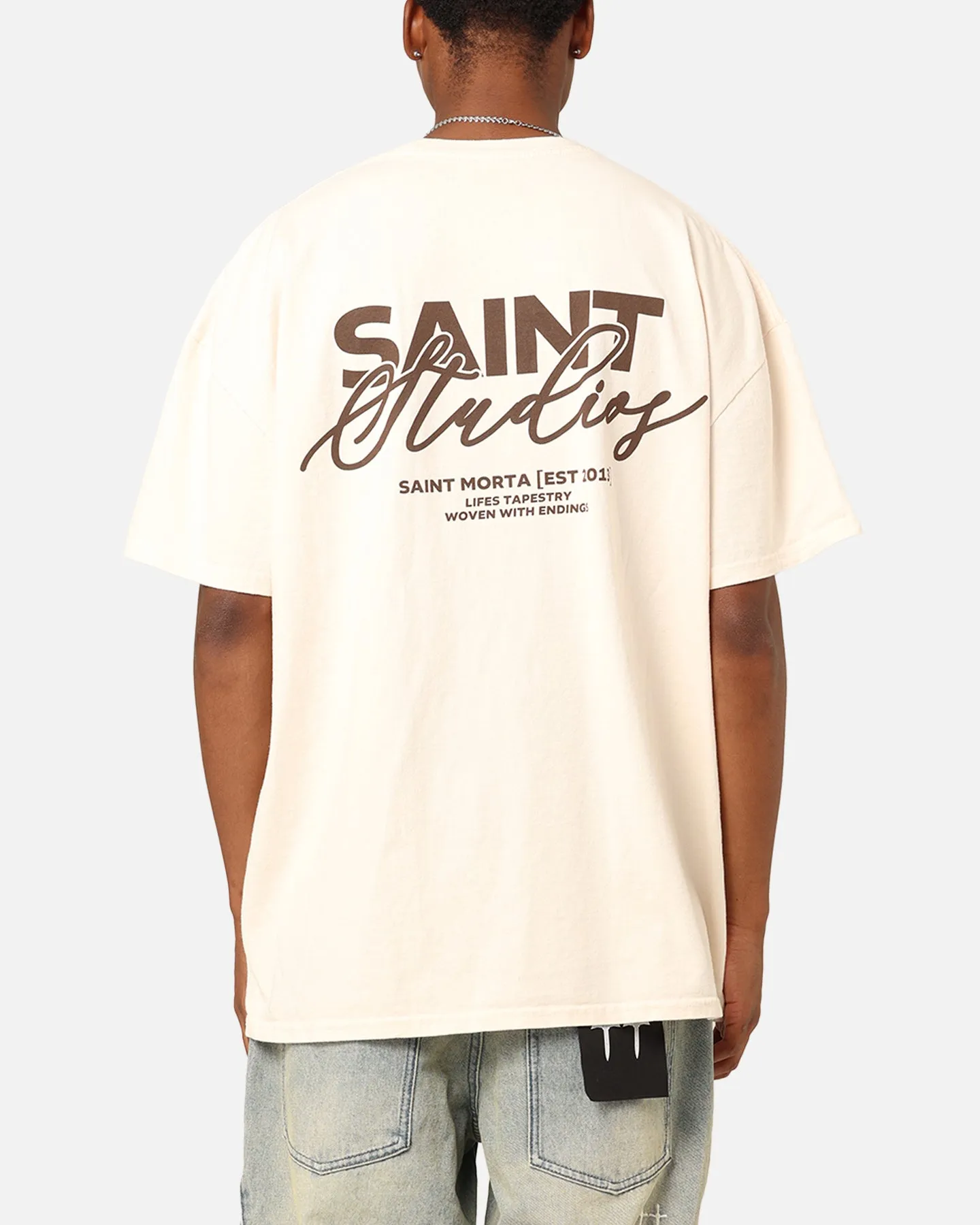Saint Morta Saint Studios T-Shirt Off White sold by Culture Kings
