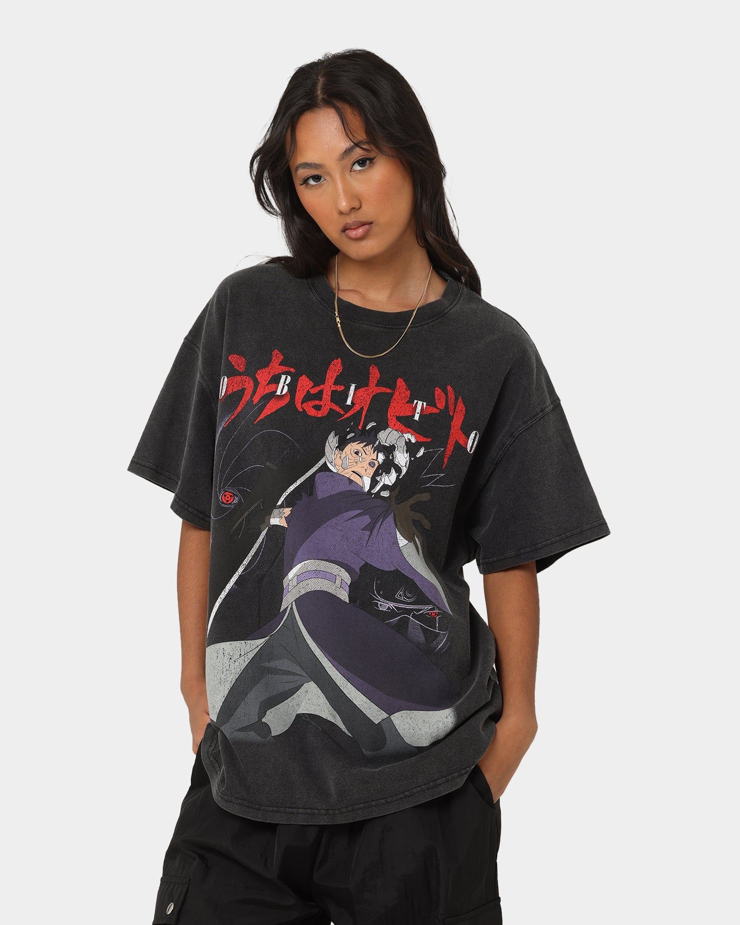 Goat Crew X Naruto Obito Heavyweight Vintage T-Shirt Vintage Black sold by Culture Kings