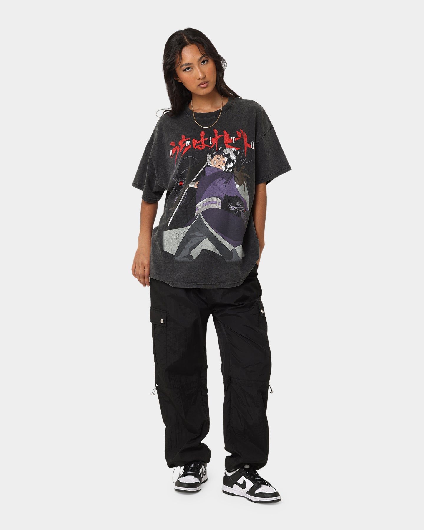 Goat Crew X Naruto Obito Heavyweight Vintage T-Shirt Vintage Black sold by Culture Kings product image thumbnail 3