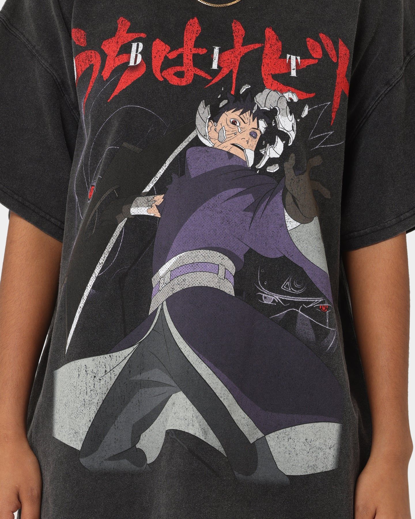 Goat Crew X Naruto Obito Heavyweight Vintage T-Shirt Vintage Black sold by Culture Kings product image thumbnail 4