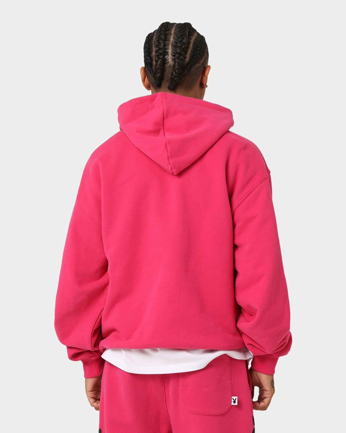 Playboy By CK Wordmark Hoodie Pink sold by Culture Kings product image thumbnail 6