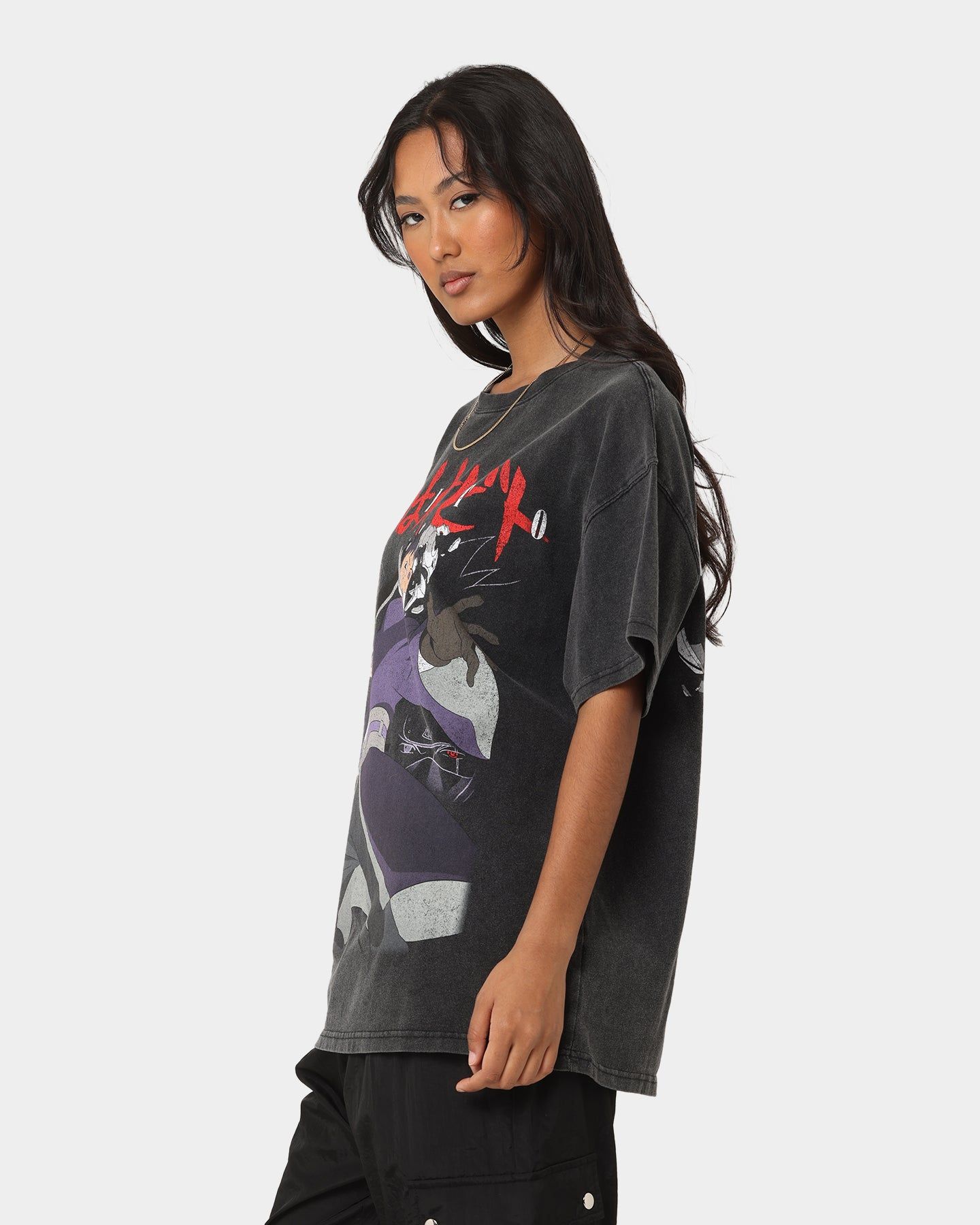 Goat Crew X Naruto Obito Heavyweight Vintage T-Shirt Vintage Black sold by Culture Kings product image thumbnail 7