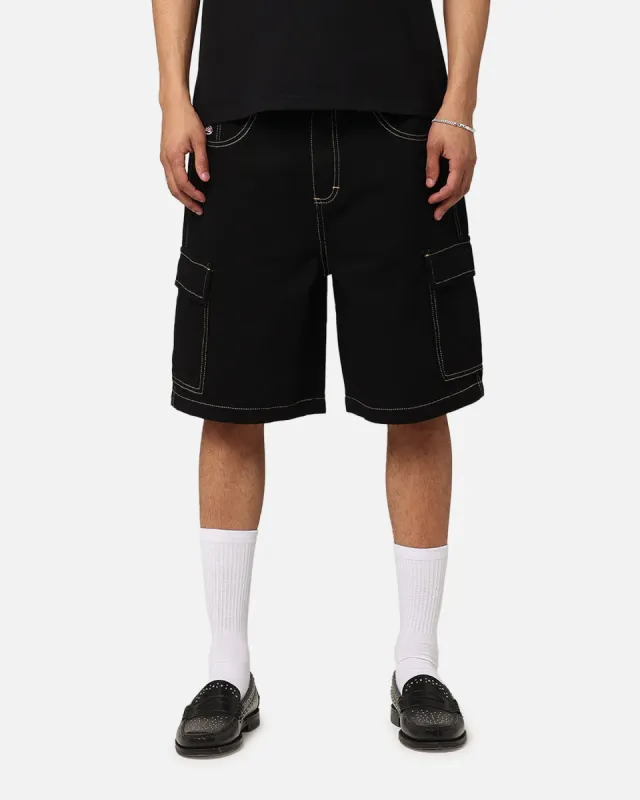 X-Large Bull Denim 91 Cargo Short Black Denim sold by Culture Kings