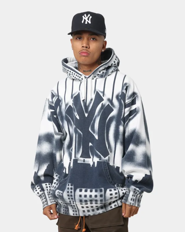 Supreme New York Yankees Airbrush Hood Sweatshirt White made by Culture Kings