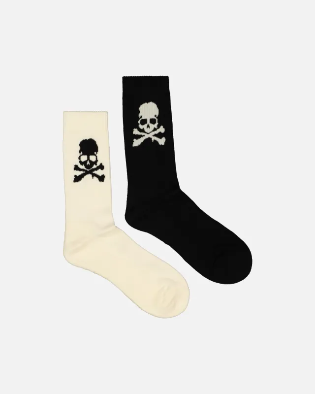 Saint Morta Maison Morta Sock 2 Pack Black/Off White sold by Culture Kings