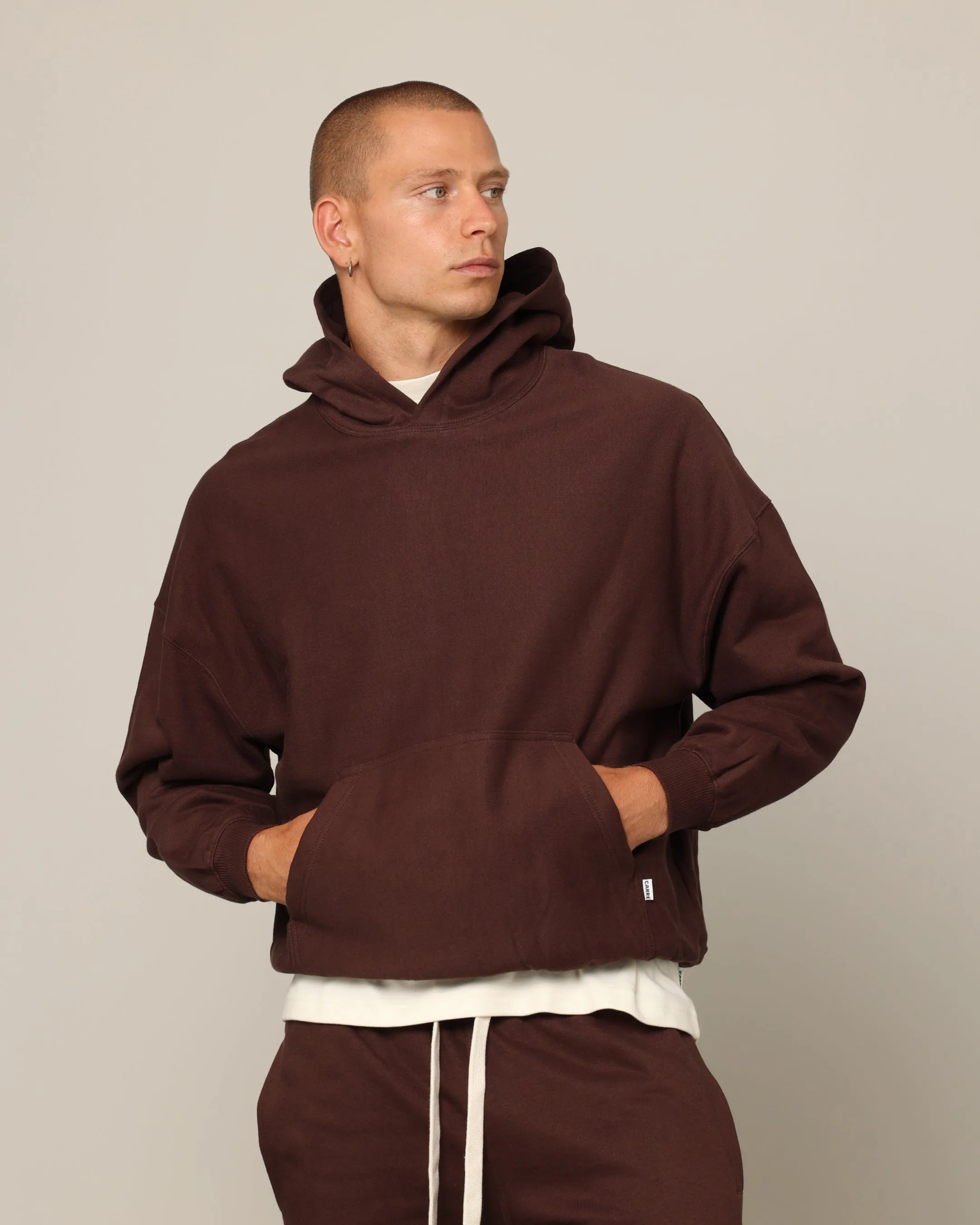 Carré Blanc Oversized Hoodie Brown sold by Culture Kings
