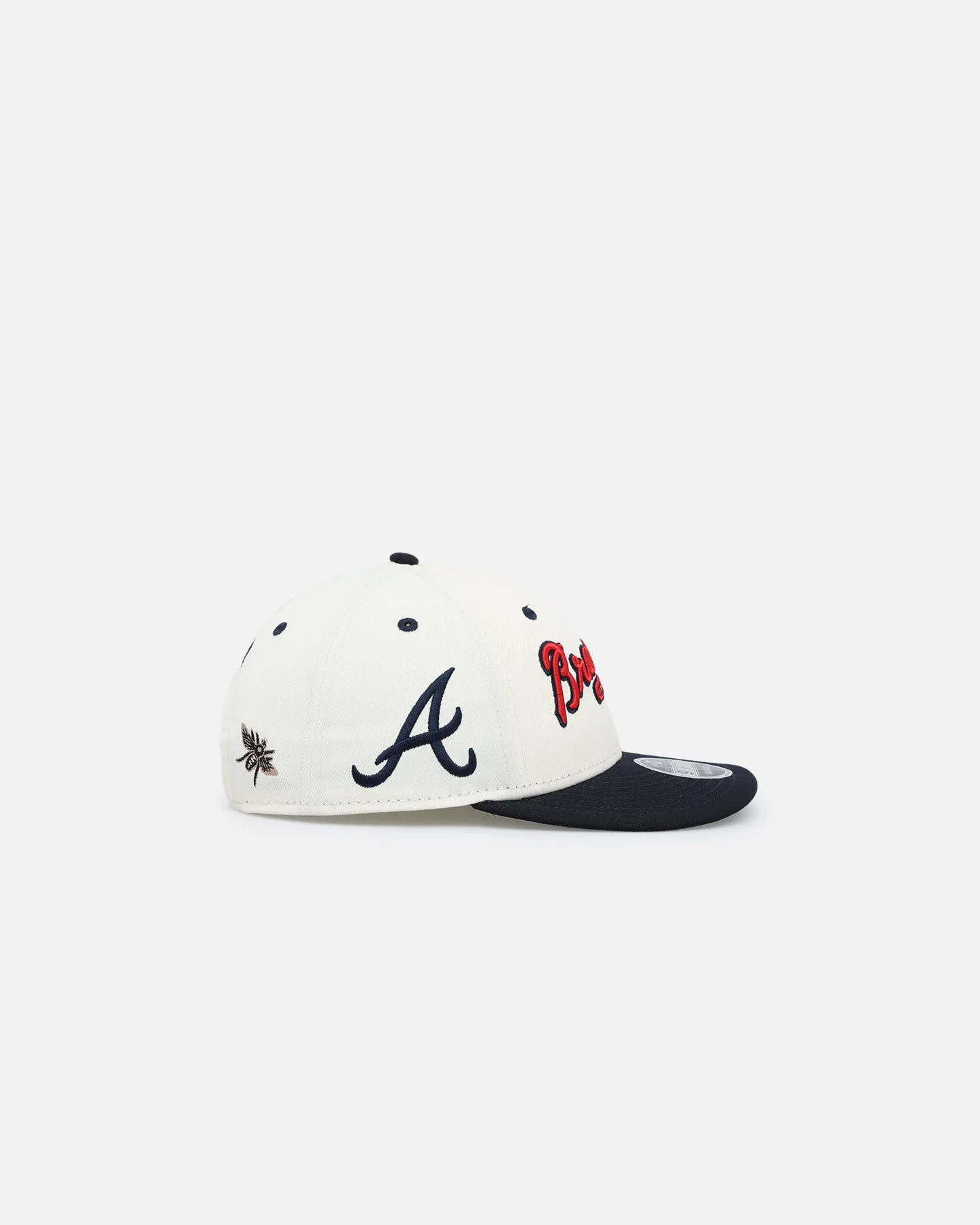 New Era X Felt Atlanta Braves 9FIFTY Snapback Chrome White sold by Culture Kings product image thumbnail 3