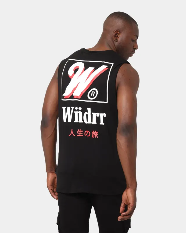 WNDRR Maxwell Muscle Singlet Black sold by Culture Kings